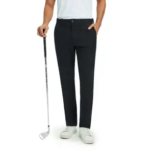 MAELREG Mens Fall Performance Golf Pants | Water Resistant Lightweight 4-Way Stretch 8-Pocket Wrinkle Resistant Pants for Golf Business Work Casual Wear