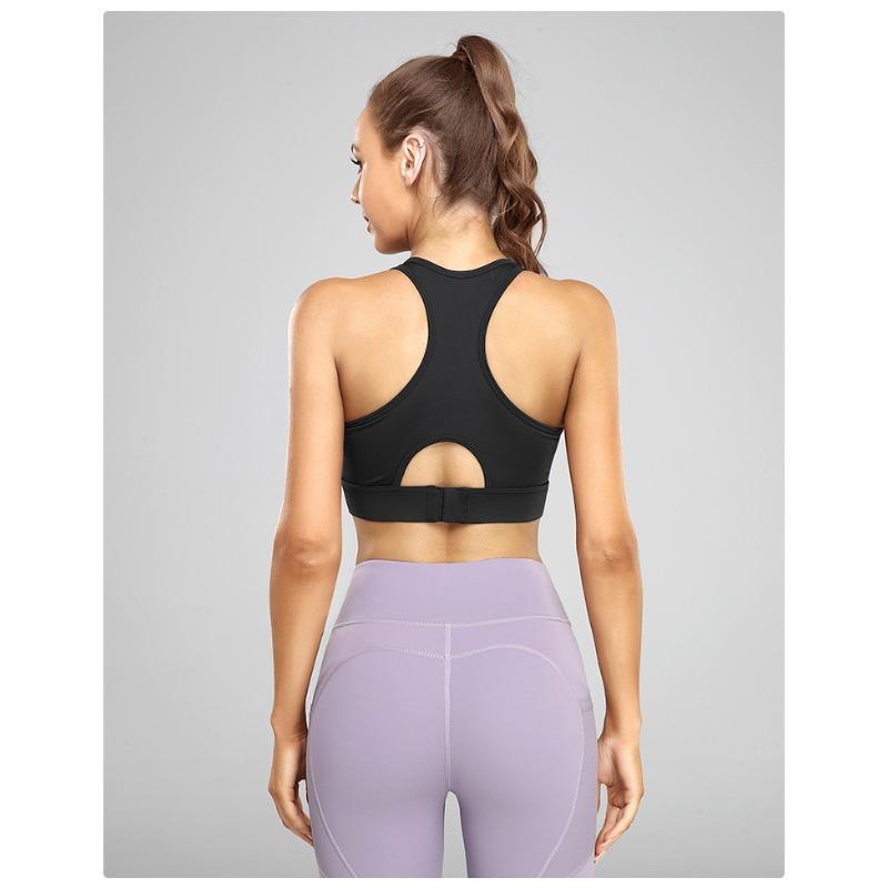 Large size sports underwear large chest shock-proof no steel ring shock-absorbing vest workout tops