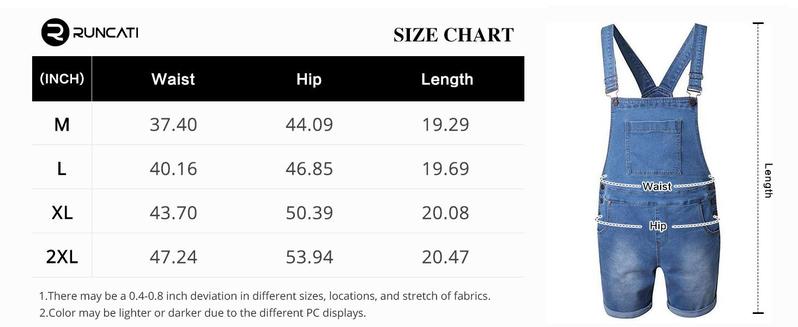 Imily Bela Mens Denim Shorts Bib Overall Jean Romper Casual Loose Fit Walkshort Button Pockets Summer Jumpersuit Fashion Menswear