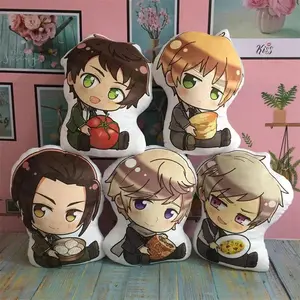 10cm Mini Axis Powers Hetalia Anime Plush Pendant - Feliciano Vargas Arthur Kirkland Ivan Stuffed Toy Bag Decor