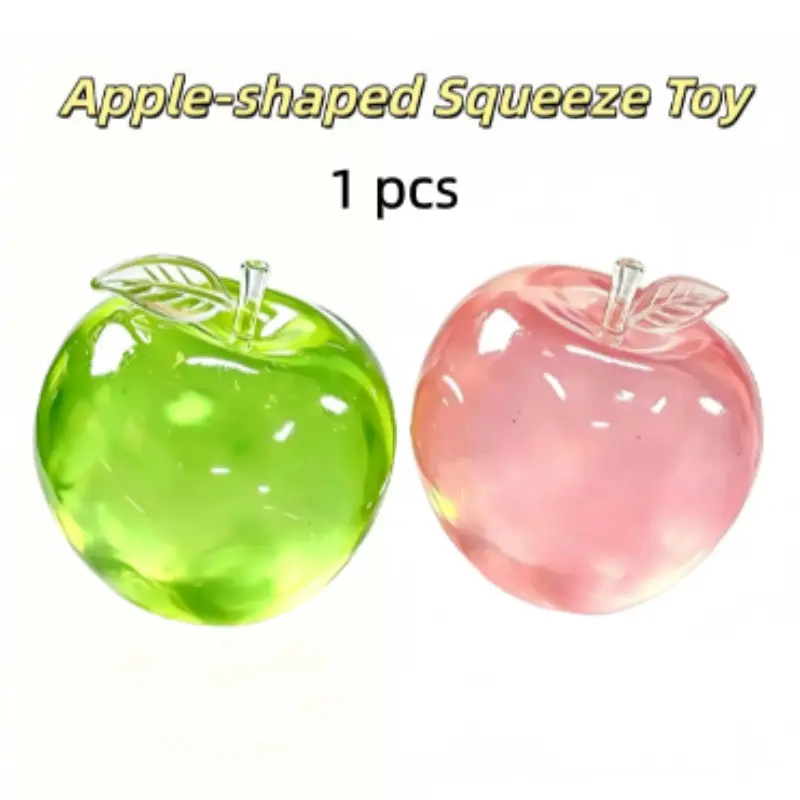 Apple Shape Soft Toy, Gentle Slow Rebound Stress Relief, Sensory Fidget Relief, Honeycomb Filling, Unisex Adult and Child Gift, squishy fidgets, Apple Honeycomb Slow Rebound Stress Toy
