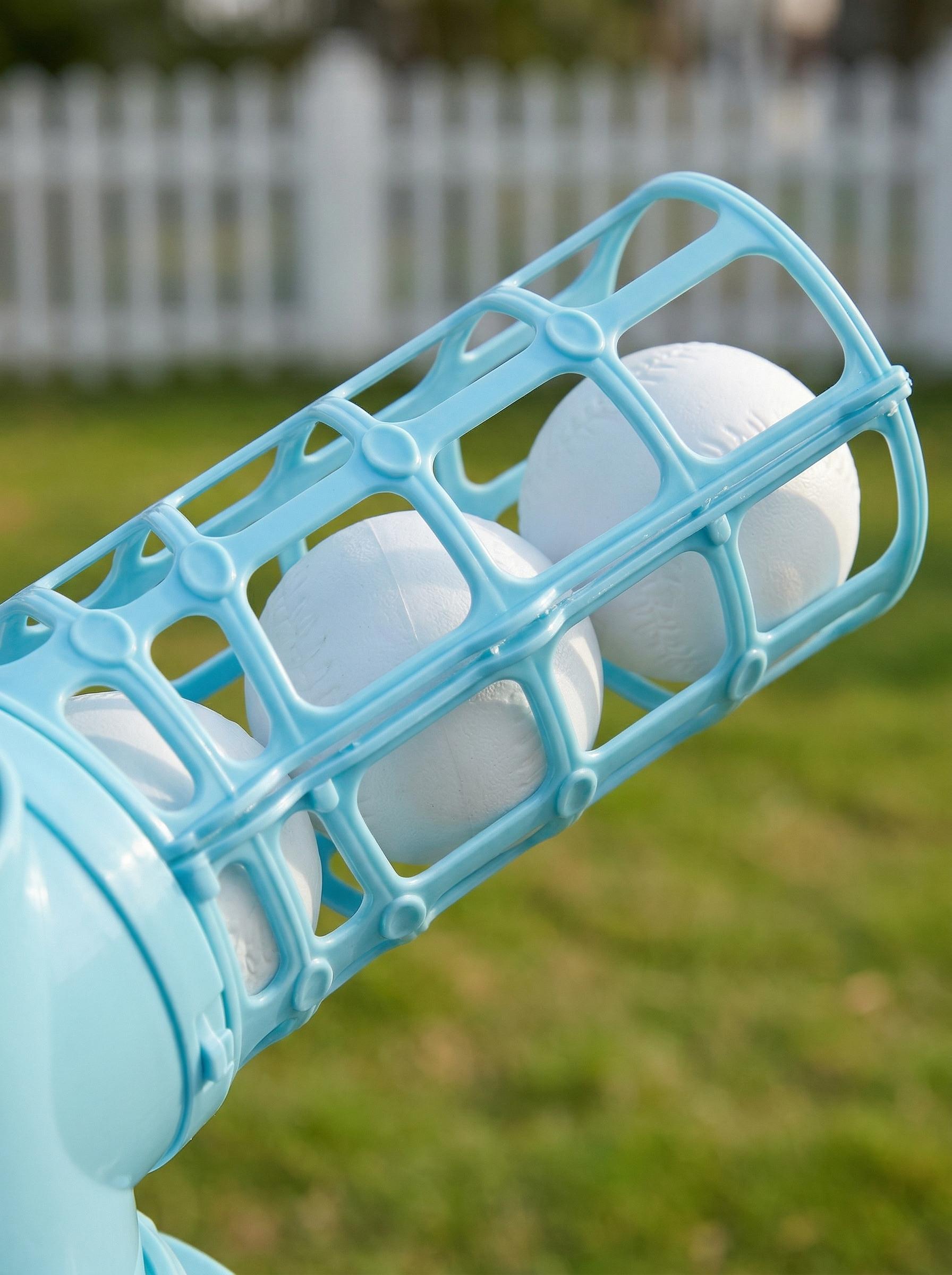 Fun Launcher Baseball Toy for Kids – Pop-Up Pitching Machine with Bat & 3 Balls – Outdoor Sports Game, Gift for Boys & Girls Ages 3-8,Children's foot-operated catapult baseball training machine, automatic baseball launcher for indoor and outdoor sports