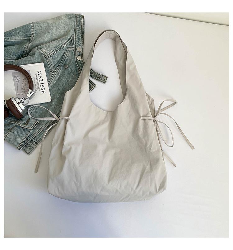 New Fashion Simple Shoulder Bag Women Large Capacity Comfortable Versatile Texture Tote Bag Simple Casual Storage Handbag