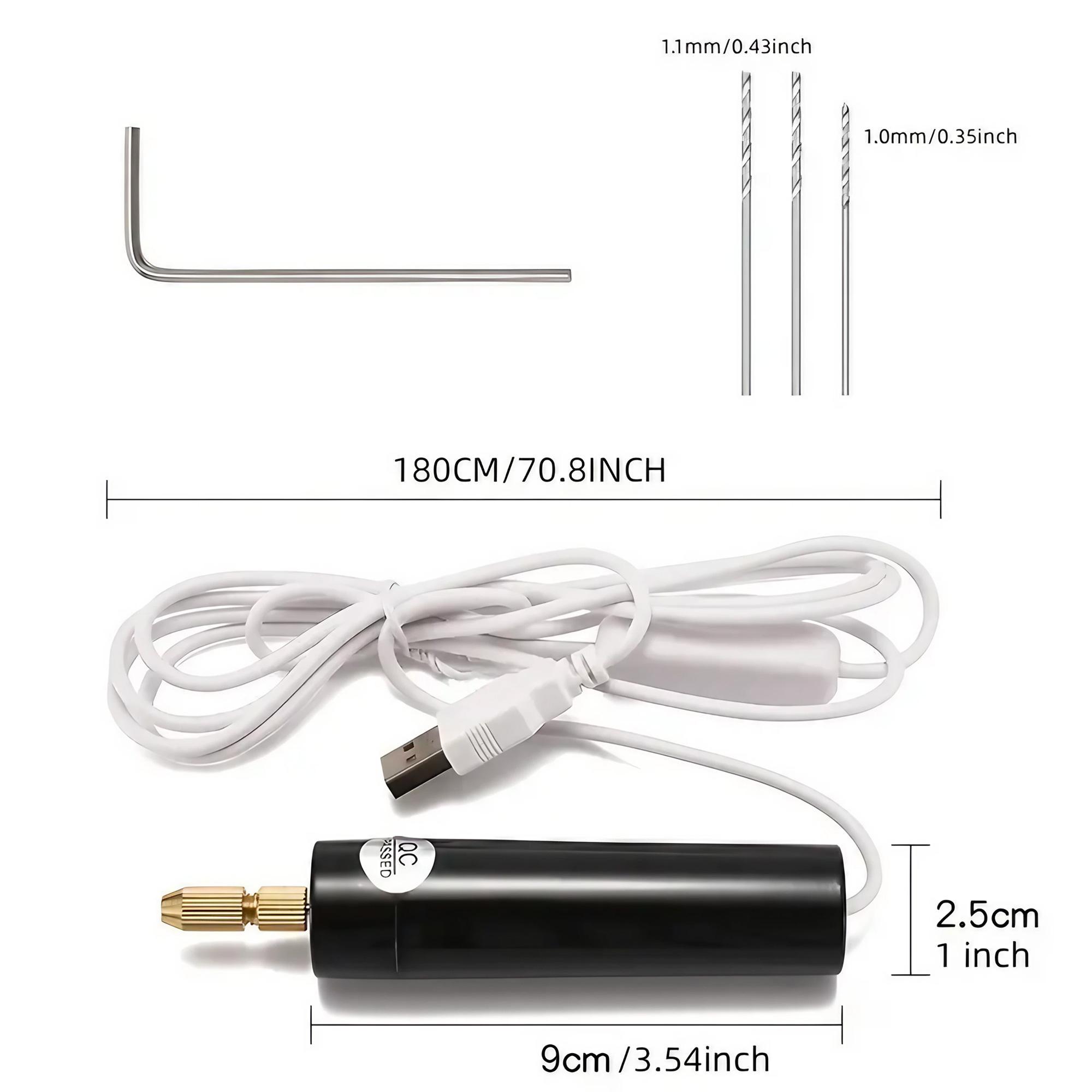 5v Portable Mini Electric Drill, Usb Powered Handheld Drill, Multifunctional Drill Tool, High Precision Tool for Jewelry Making, Woodworking, Power Tools, Work Equipment for Men, Tools and Gadgets, Polishing