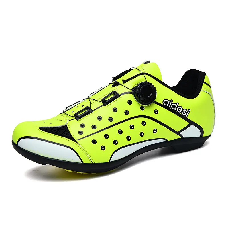 GGOR New Riding Shoes Lock-Free Bike Shoes Men Mountain Bike Lock Shoes Hard Sole Racing Road Shoes