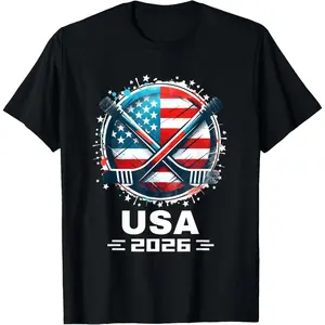 USA Ice Hockey Team 2026 Hockey 2026 USA Team 2026 T-Shirt