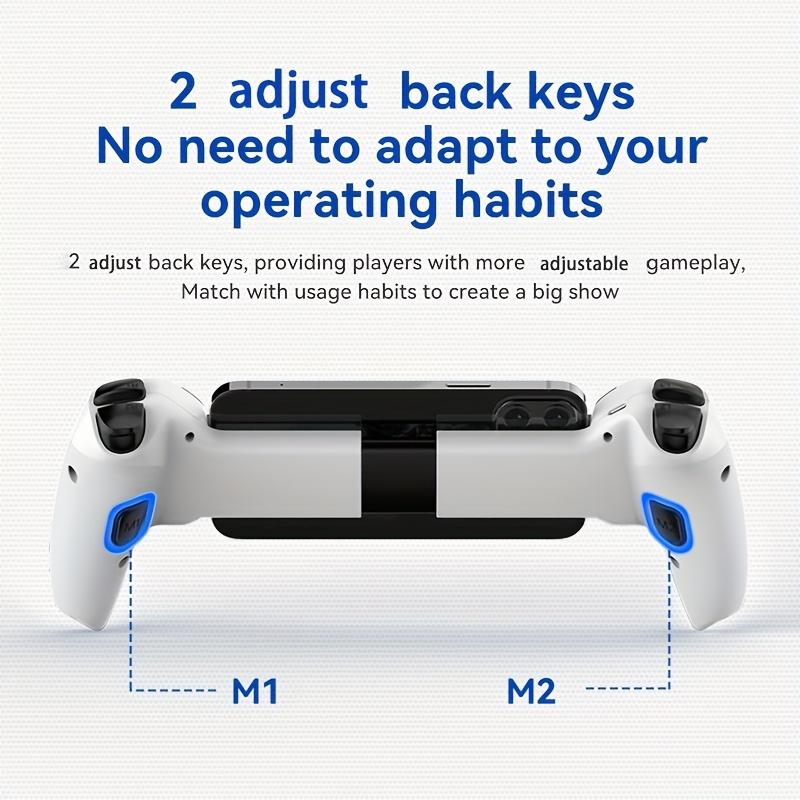 Wireless Game Controller with Hall Effect Joystick and Trigger Buttons - Multi-Platform Controller for PS3/PS4/Switch/iOS/Android/PC - Rechargeable Lithium Polymer Battery, Ergonomic Design, Fashionable Style, Durable Construction, Suitable for Mobile Gam