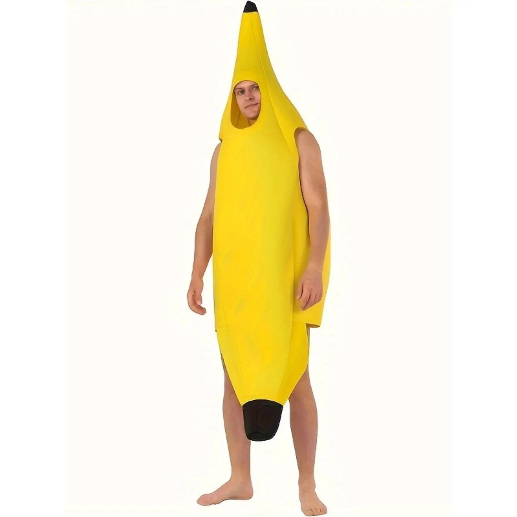 Lightweight Banana Costume, Breathable Summer Outfit, Fun Cosplay for party , Pool Party, Carnival & Prank