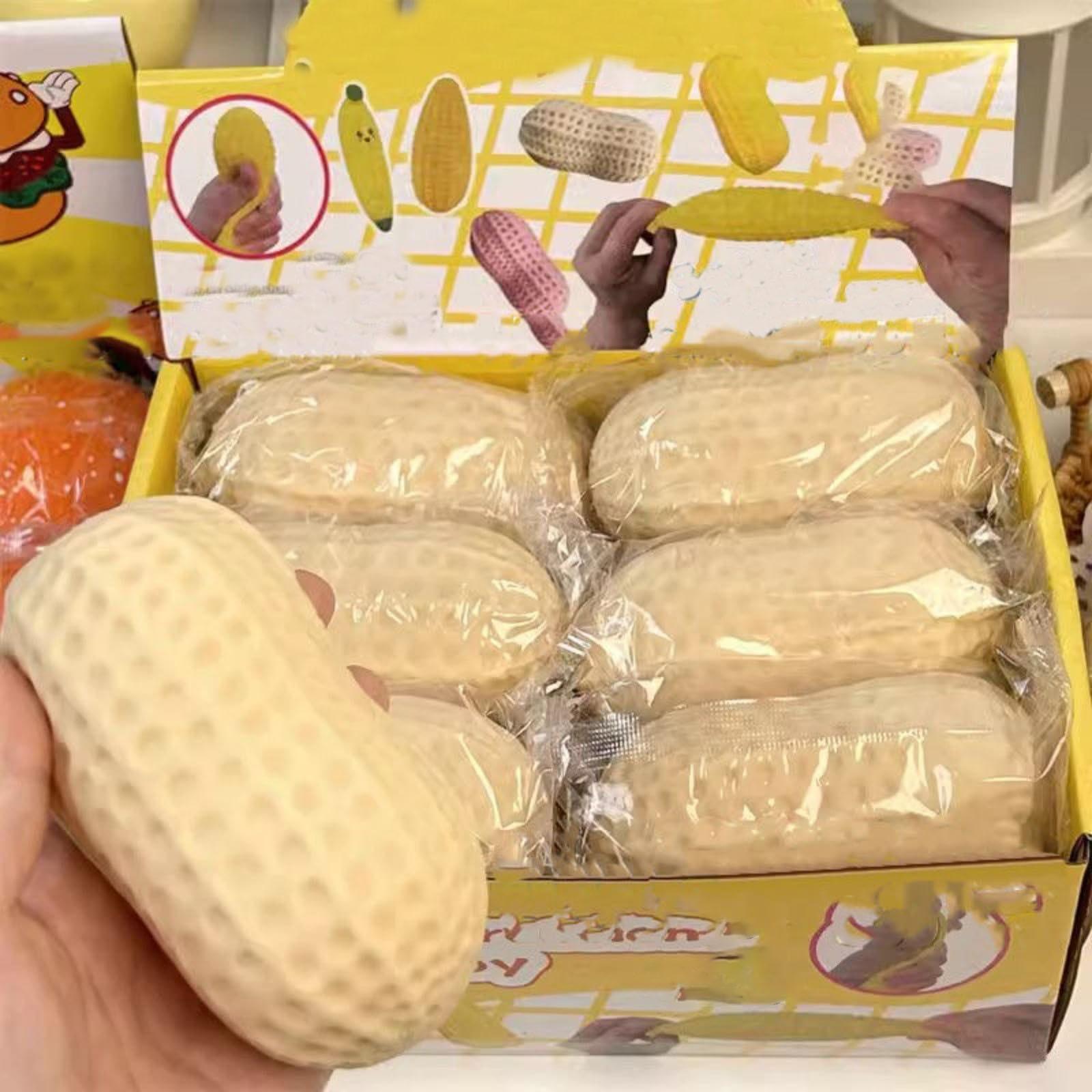 Simulated Peanut Slow Rebound Projectile Decompression Toy Relieves Pressure Ventilation Fun Cute Big Toy Ball Party Party Gift