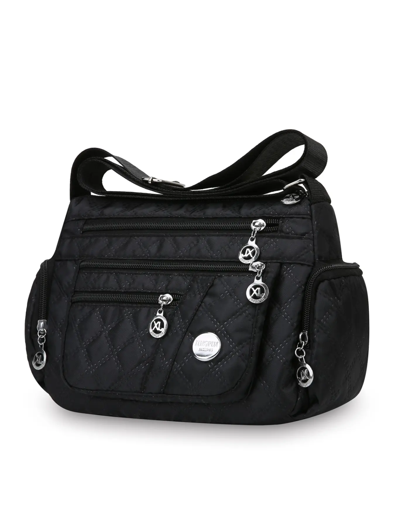 Unisex Tote Bag, Single Shoulder Crossbody Bag, Multi-Pocket Design, Fashion Casual Messenger Bag, Random Opening Direction