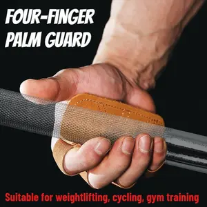 Breathable Half-Finger Gym Gloves for Men & Women – Anti-Slip Workout Gloves for Weight Lifting, Cycling, Fitness Training, Full Palm Protection