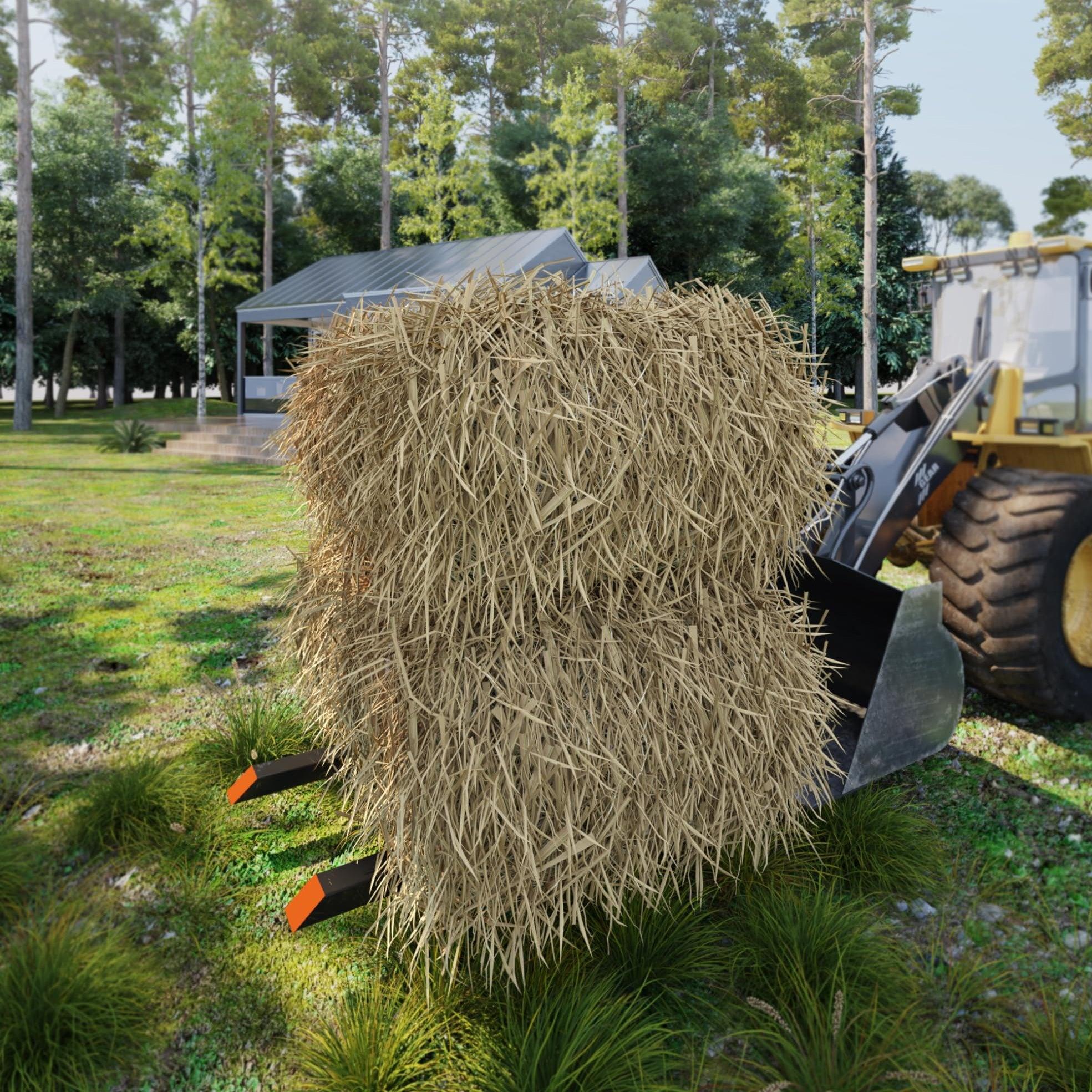 GARVEE Heavy Duty GARVEE Clamp on Pallet Forks for Tractor Bucket Loader & Skid Steer, 60" & 43" Sizes, Adjustable Stabilizer Bar (18"-34" & 13"-23"), 1500lbs Capacity for Efficient Material Handling GARVEE Heavy Duty GARVEE Clamp on Pallet Forks for Tractor Bucket Loader & Skid Steer, 60" & 43" Sizes, Adjustable Stabilizer Bar (18"-34" & 13"-23"), 1500lbs Capacity for Efficient Material Handling