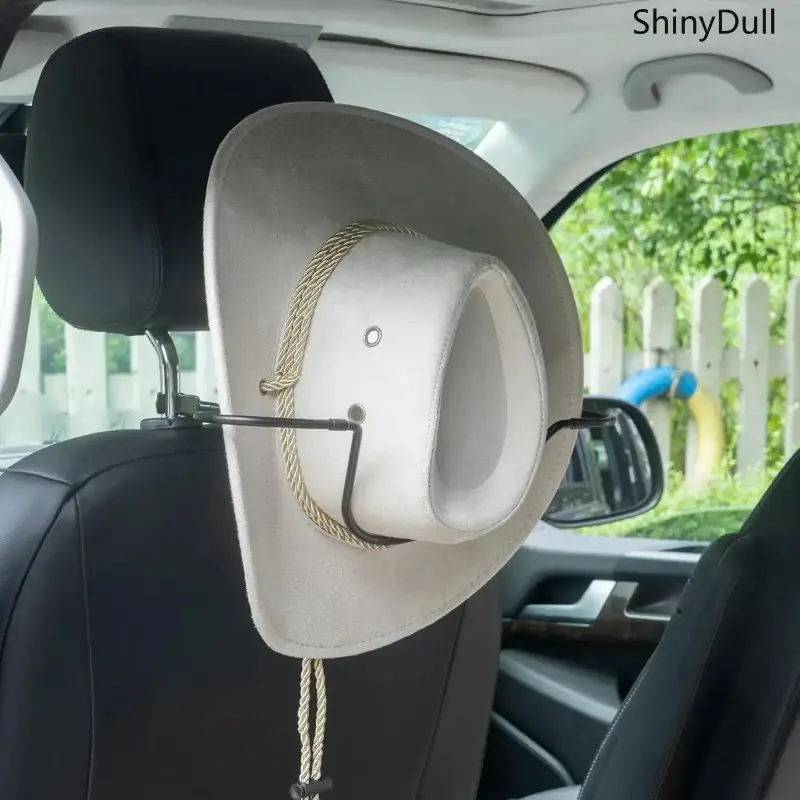 1PC Cowboy Hat Organizer, Car Seat Organizer, Foldable Vehicle Accessories for Car & Truck, SUV Interior Stowing & Tidying Rack, Shape-Preserving, Easy Installation