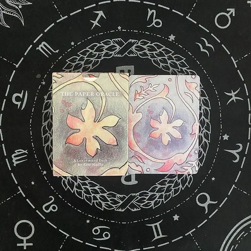9x6cm Portable Tarot Cards, 36 Pieces Lenormand Deck, Ideal for Divination Games, Perfect Gift for Easter, Christmas, Halloween