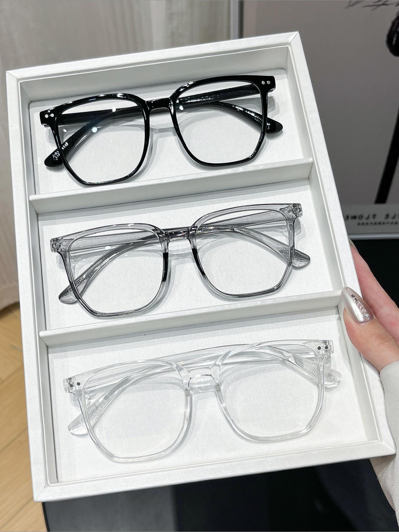 Simple Style Anti-blue Light Eyeglasses, Trendy Cat Eye Frame Eyeglasses for Women & Men, Fashion Eyeglasses for Work, Daily Clothing Decor, for Student Daily Use, Fashionable Frames Glasses