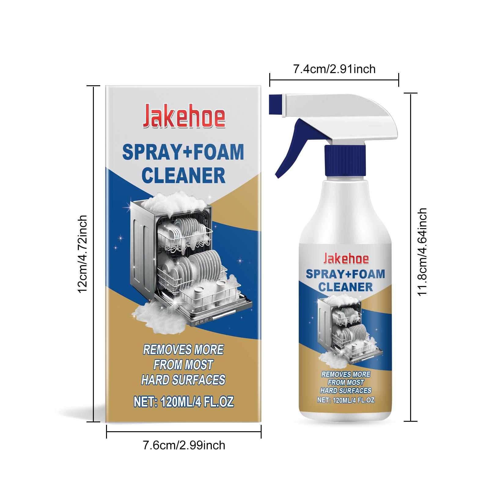 Dishwasher Foaming Cleaner Multi-Effect Kitchenware Stain and Grease Remover Dishwasher Cleaning Agent