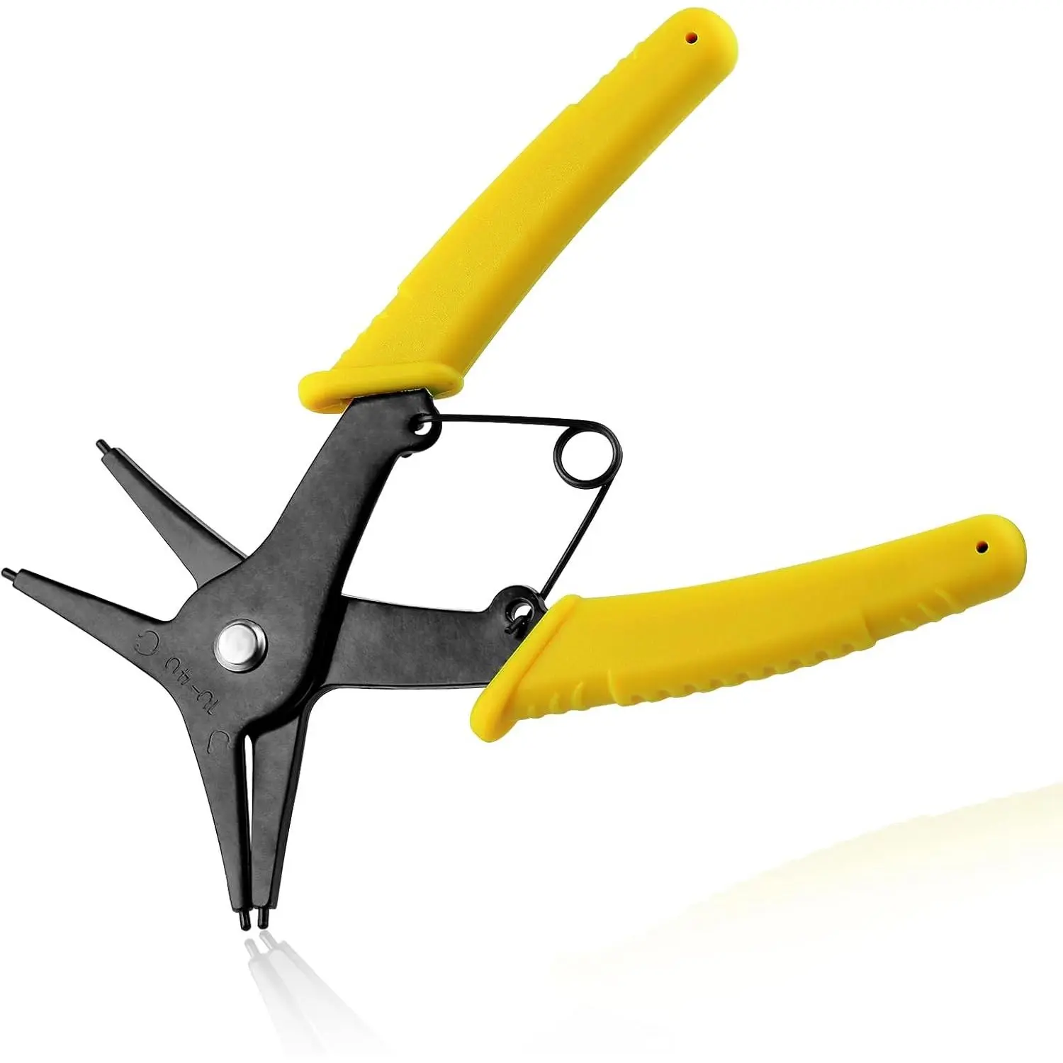 2 in 1 Snap Ring Pliers - Internal, External Circlip Pliers for 10mm-40mm Diameter Snap Rings, For 10Mm-40Mm Diameter Snap Ring