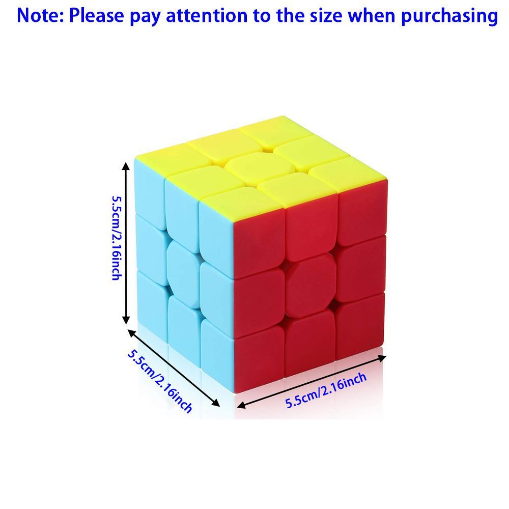 3x3x3 Magic Cube, Smoothly Quickly Speed-Adjustable Twist Cube, Eco-friendly Durable Puzzle Cube for Kids Boys Toddler, Rubikscube
