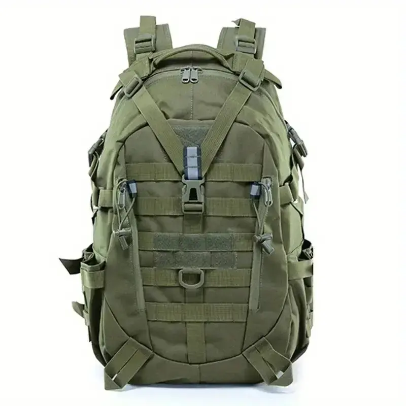 Men's Tactical MOLLE Backpack, Heavy-Duty Multi-Purpose Pack for Outdoor Hiking & Trekking with Laptop Compartment and Hydration Compatibility, Durable Hiking Trekking Rucksack