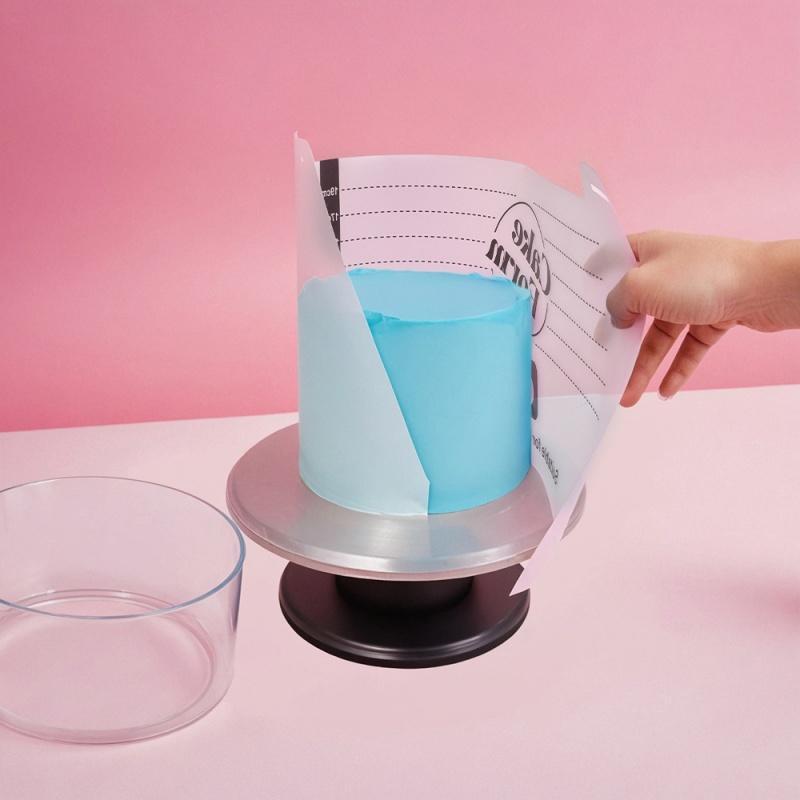 Adjustable Round Cake Ring Mold Retractable Fondant Mousse Cake Ring Acrylic Circle Baking Ring Cake Tools Round Cake Form Kit