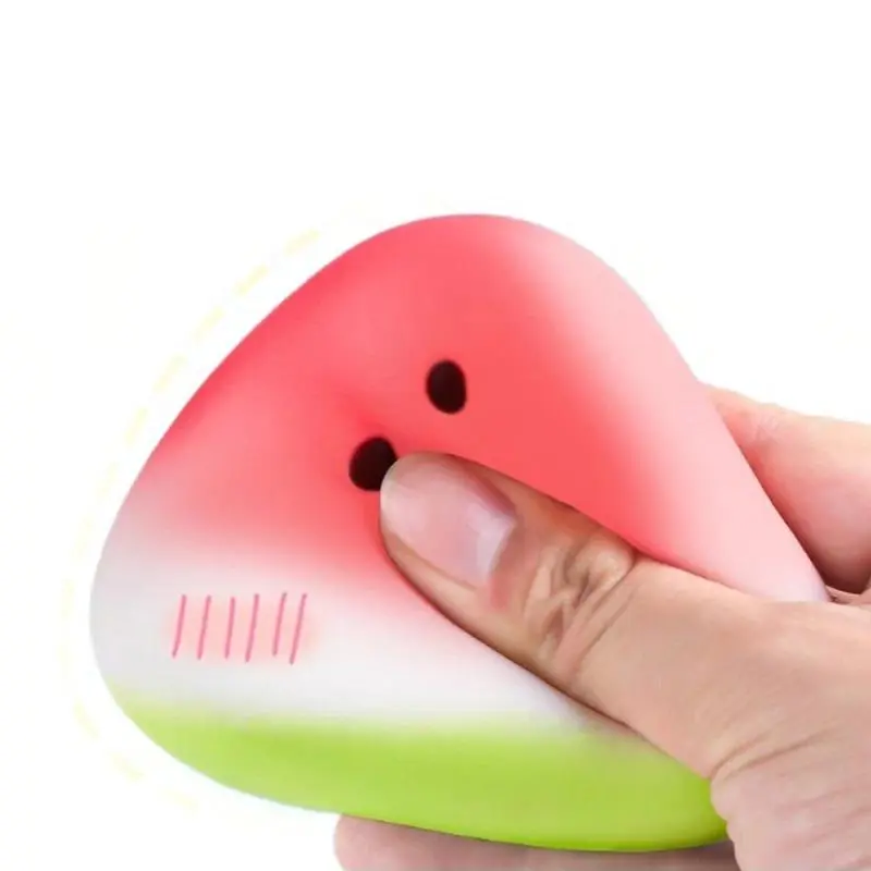 Watermelon Slow-Rising Stress Relief Toy - Squishy Mini Fruits Fidget Item for Kids Party Gifts (Taba Squishy), Squishy Mini Fruits Stress Relief Toys