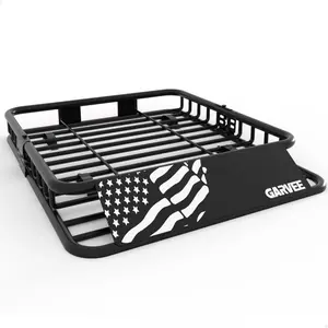 New Upgraded Garvee Universal Roof Rack Carrier Basket, 200 Lbs Capacity Car Cargo Rack with Extension Luggage Holder Basket Heavy Duty for SUVs, Trucks, Vehicles, Ideal Christmas Xmas Birthday Gifts for Women Men Friends