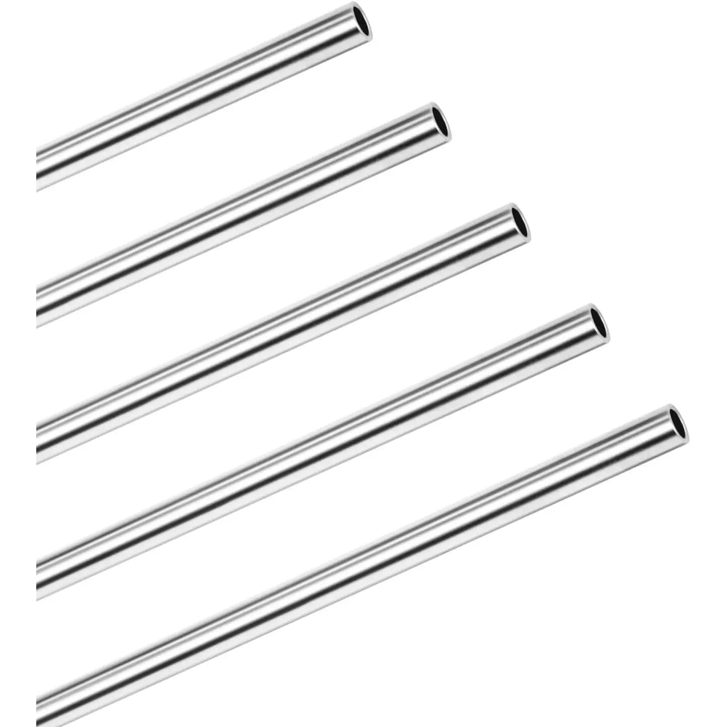 316 Stainless Steel Tube, 1/4" OD x .035" Wall x 12", 5 Pack | 316 stainless steel round tubing for industrial pipework, welding and custom fabrication.