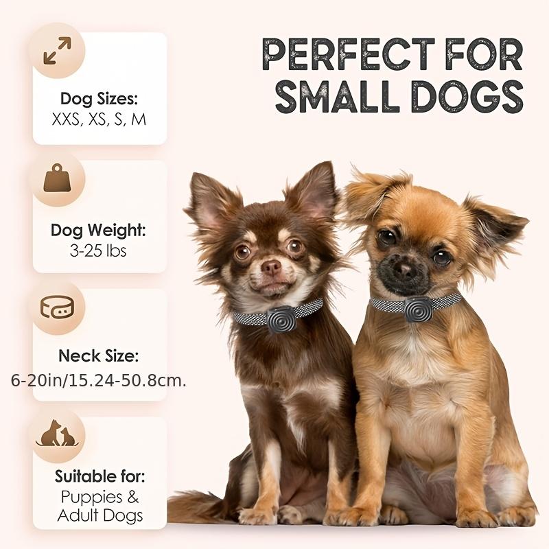 Vibrating Dog Bark Control Device, Bark Stopper Training Collar, USB Rechargeable Durable No-Shock Smart Bark Collar for Dogs, Safe Humane Anti-Bark Device, Adjustable Length for Small Medium Large Dogs, Automatic Barking Prevention Training Tool