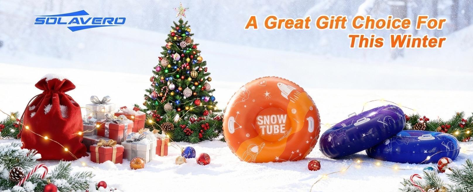 3Pack Snow Tubes,Space Pattern Style,Snow Sled for Kids and Adults, Cold-Resistant Inflatable Snow Tube, Thickened Heavy Duty Sleds for Winter with Handles, Snow Toys, Snow Sleds for Family Activities Outdoor Fun