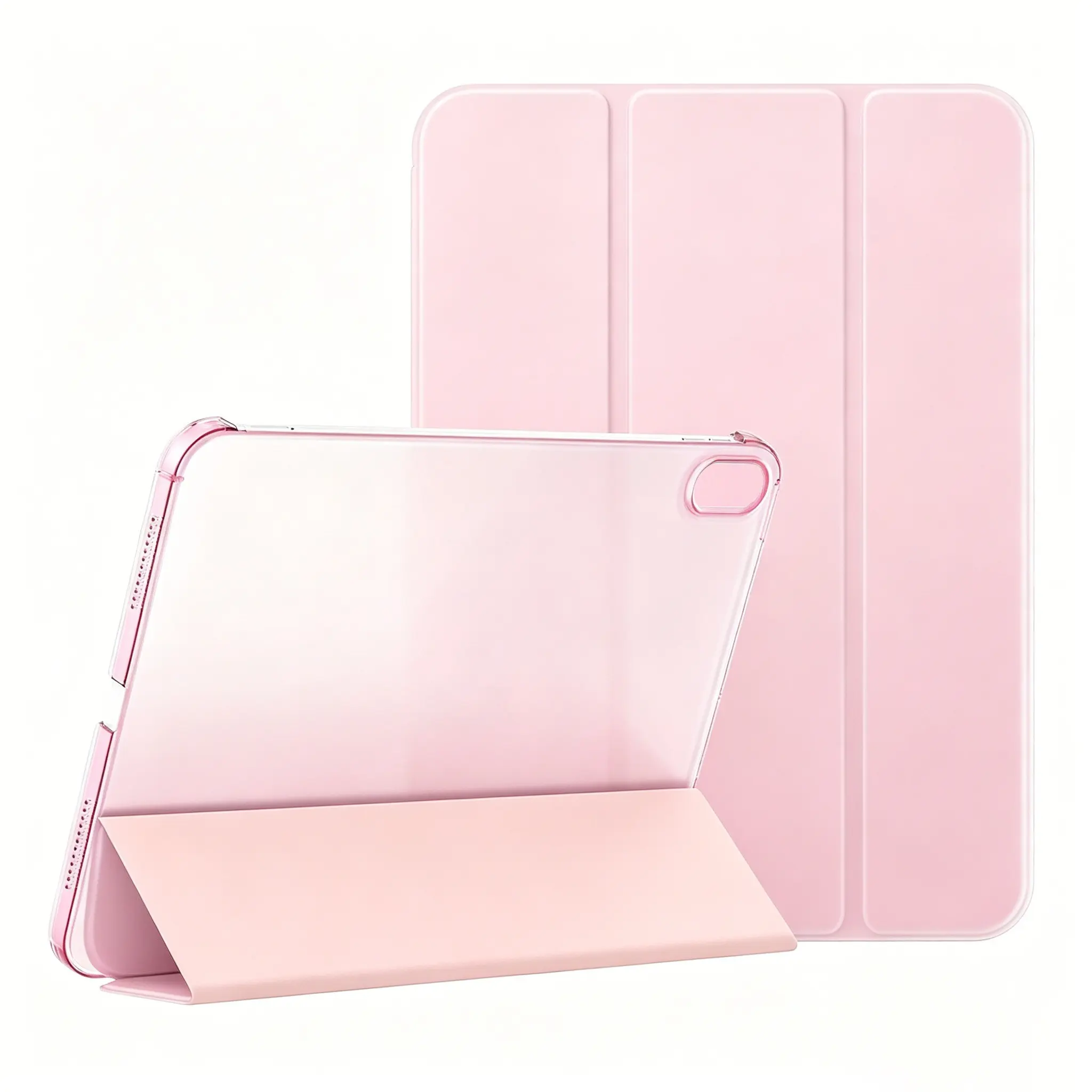 Case for iPad (A16) 11th Generation Case 11 Inch 2025, iPad 10th Generation Case 10.9 Inch 2022, Slim Stand Hard PC Translucent Back Shell Magnetic Smart Cover, Support Touch ID, Auto Wake/Sleep, Protection, Tablet Accessories