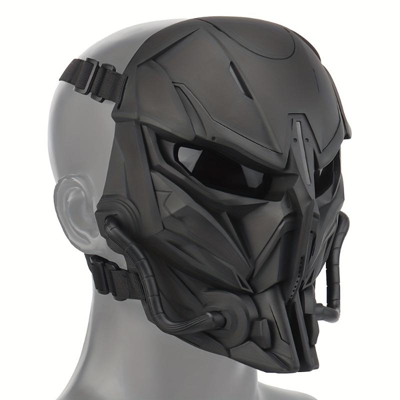 [Durable Full Face Mask for Airsoft] Breathable Tactical Full Face Mask for Airsoft, Paintball & CS Wargames - Durable Nylon with Impact-Resistant Design and Comfort Cushion Pad