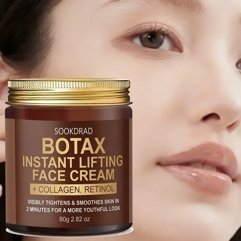 Botax Instant Firming Cream with Collagen and Retinol, 2 Minutes Visible Smoothness, 80g, Daily Skincare, Unisex, 24 Months Shelf Life