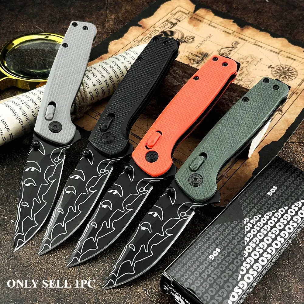 Best-Selling Compact Folding Knife for Self-Defense and Everyday Carry | Nylon Handle, 440C Blade | EDC | Camping, Outdoor, Jungle, Survival, Hiking, Fishing, Multi-Purpose Tool | Christmas Gift