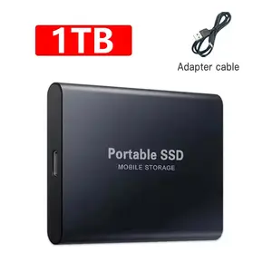 Large Capacity External Hard Drive Quiet Operation Mobile Storage SSD USB3.2 Type-C High Speed Solid Stae Disk For PC MAC