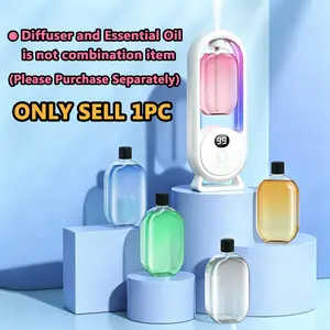 Portable Mini Aroma Diffuser, Wall-Mounted Fragrance Machine, USB Rechargeable, Automatic Timed Spraying, Hilton / Shangri La / Flower Scent Essential Oil (sell separately from diffuser), Ideal for Office & Home Use