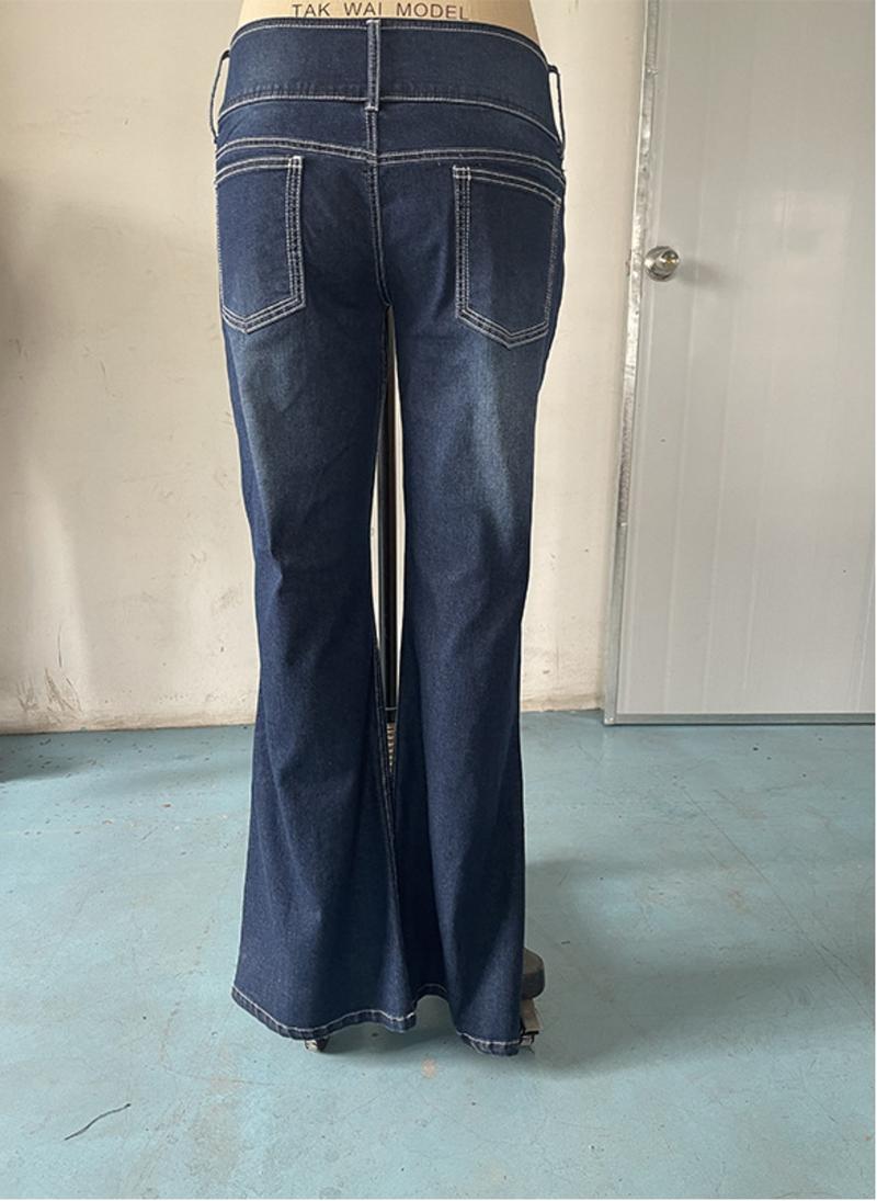 2025 Summer New Low Waist Vintage Ripped Button Jeans Purple Denim Tears Streetwear jean baggy jeans