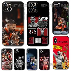 L-Ilia T-Topuria U-UFC Champion Phone Case, MMA Fighter Fan Protective Cover Compatible with iPhone 11-17 Pro Max/Plus & Samsung Galaxy S23-S25