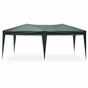 10x20 FT Pop Up Canopy Tent – Heavy Duty Instant Outdoor Gazebo for Parties, Camping, Markets & Backyard Shade – Waterproof Foldable Party Tent for Patio, Backyard, Market