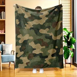 High-Definition Digital Printing Camouflage Blanket - Soft, Breathable, Wrinkle Resistant, All-Season Cool Comfort, Ideal Gift for Friends and Family