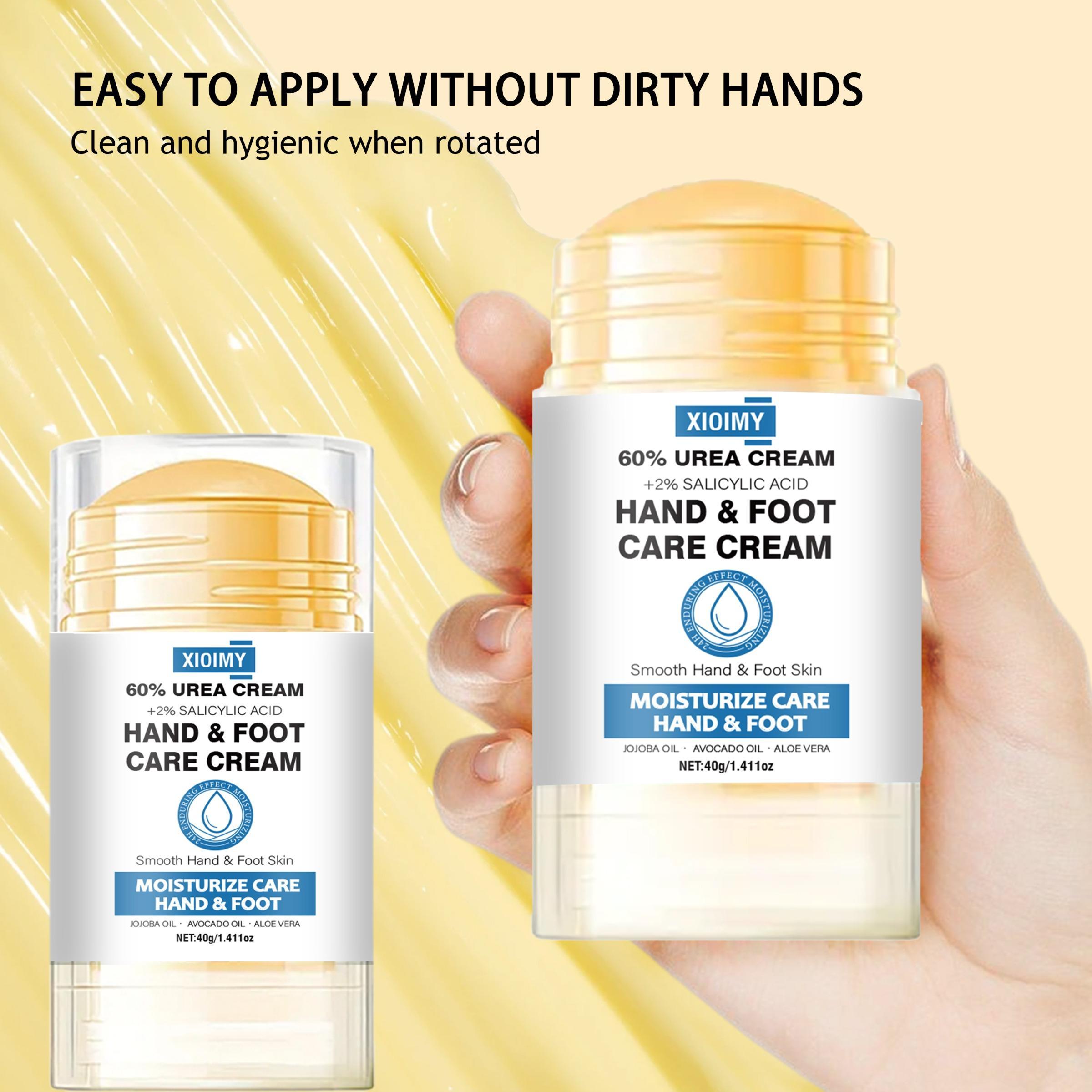 60% Urea & 2% Salicylic Acid Foot Care Cream, 1 Box Deep Moisturizing Foot Cream, Foot Skin Care Product for Dry and Cracked Feet