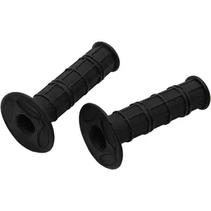 Universal Rubber Handlebar Grips (7/8" 22mm) - 1 Pair, Motorcycle Accessories, Dirt Bike Accessories for ATV, Pit Bike (50cc-125cc CRF, KLX, TTR, YFZ, RMZ, KXF)