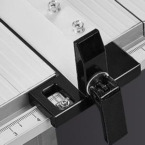 GARVEE 10 Inch 15A Table Saw with 5000RPM Power, Bevel Cutting Capability, and Included Stand for Versatile Woodworking Projects and Precise 90°/0-45° Cuts, Ideal for Professionals and DIY Enthusiasts.