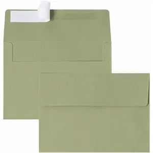 50 Pack A4 4x6 Self Seal Printable Invitation Envelopes for Weddings Greeting Cards Photos Postcards Mailing Party