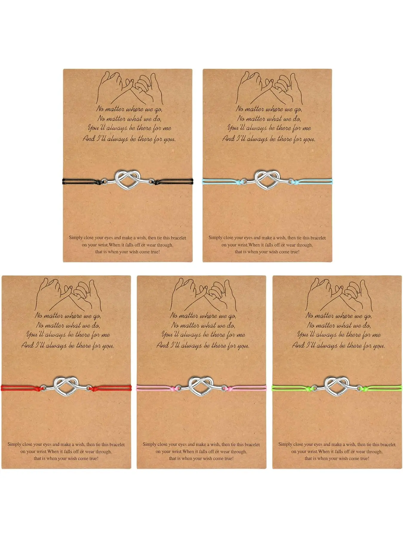 Friendship Bracelet BFF Promise Bracelet Matching Relationship Bracelet suitable for best friends couples and family members