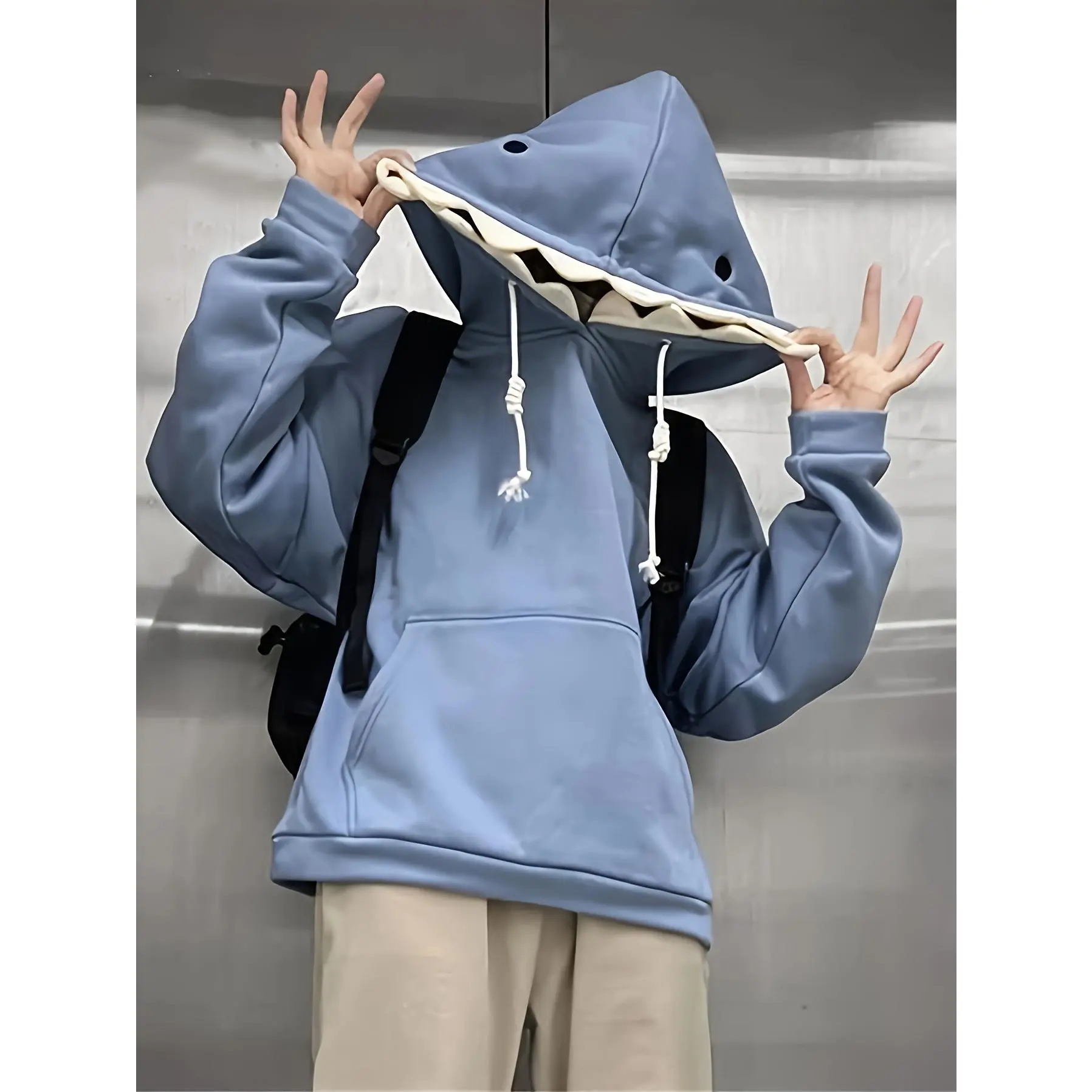 [Lamb Fleece Jacket] Lamb Fleece Collar Sweatshirt for Men and Women |   Thickened Warm American Vintage Loose Flocked Lazy Style Jacket for Autumn and Winter