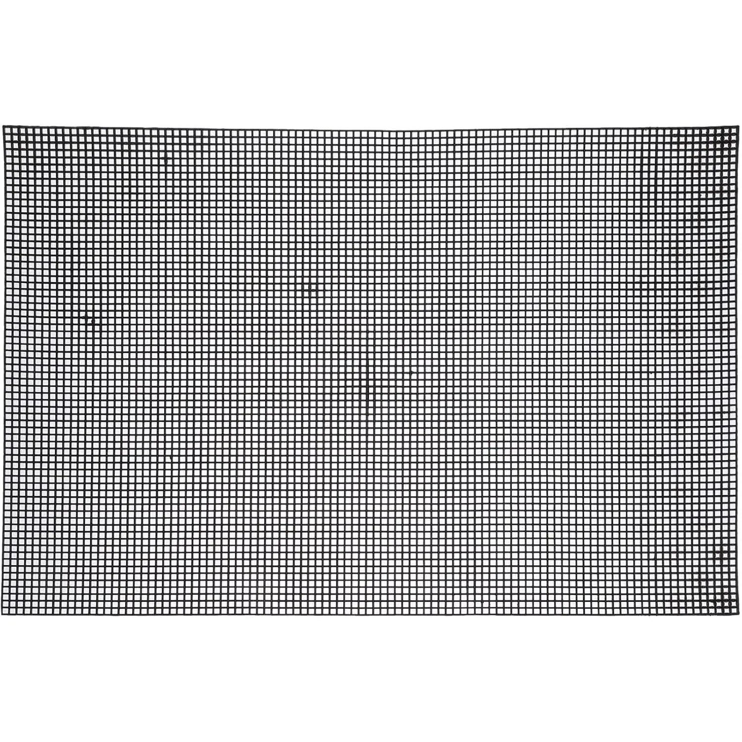 6pcs 16.5"x24" Plastic Mesh Canvas Sheet 6 Count Needlepoint Blank Canvas for Embroidery Knit Crochet Acrylic Yarn Crafting, Black