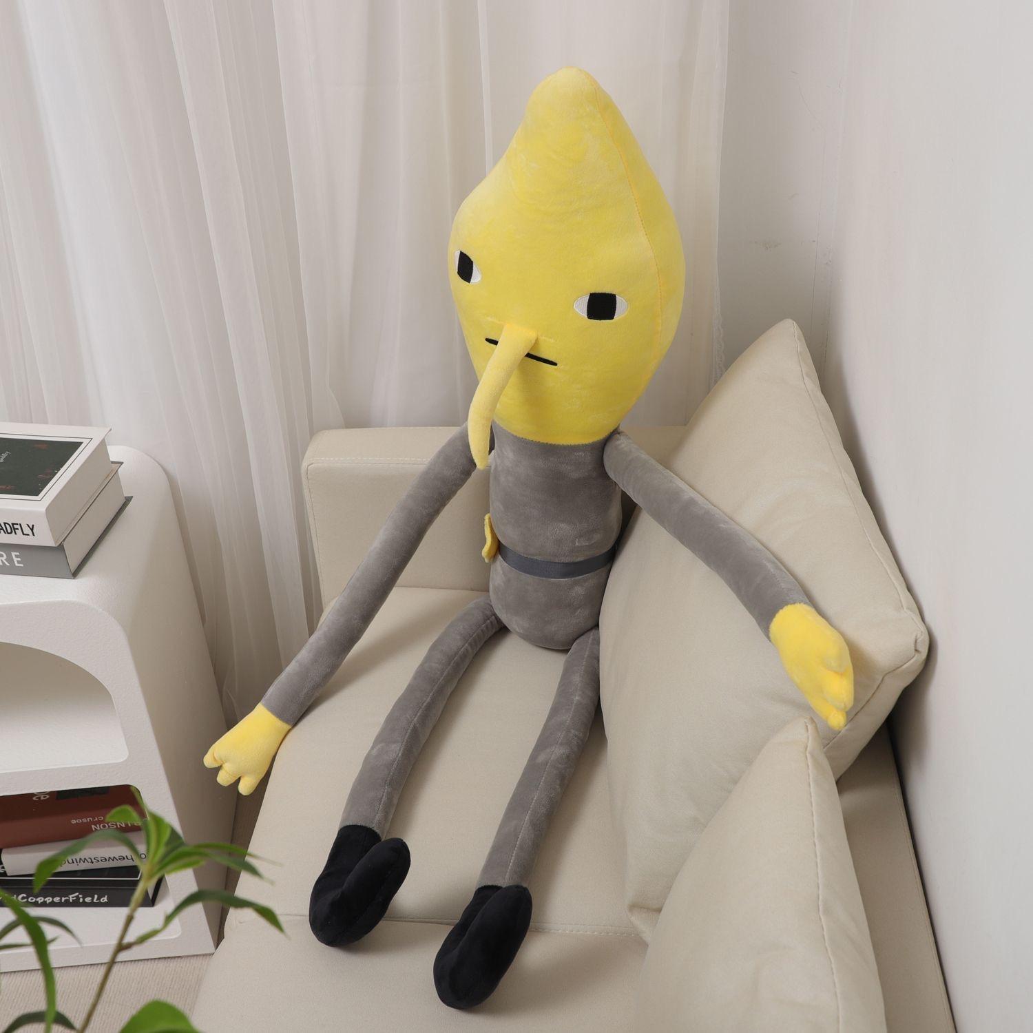 Regular Sized LemonGrab Adventure Live Treasure Long Legs Lemon Duke Funny Pillow Plush Doll