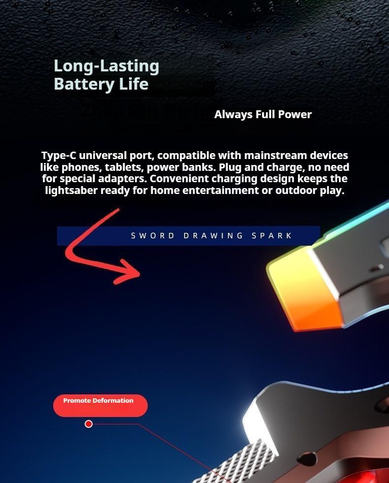 2-in-1 Sword & Axe Prop for Boys, 7-Color Luminous Spray Transformable Light Saber, Glowing Cosplay Weapon Prop, Interactive Deformable Axe-Sword Gift with Lights, Fun Role-Play Prop for Kids lead street