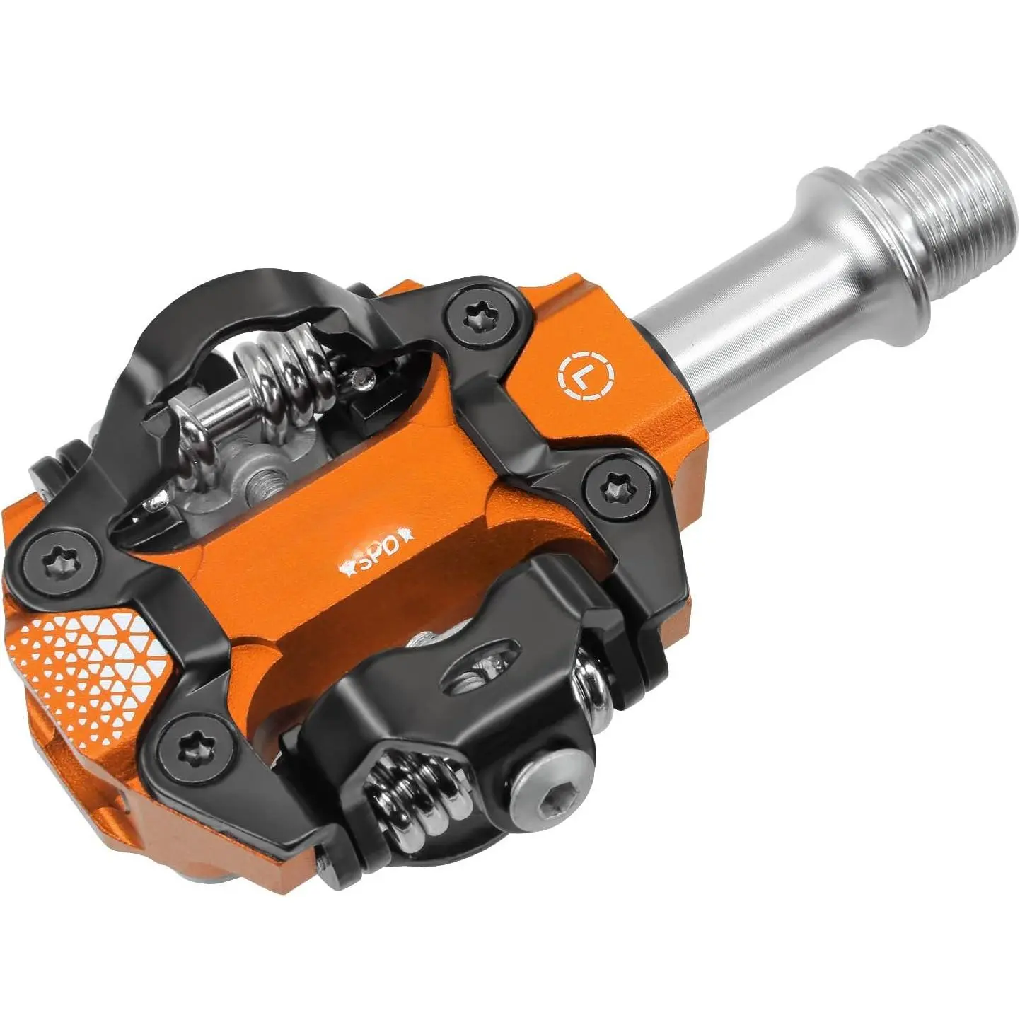 Compatible Clipless MTB Mountain Bie Pedal  Sided Lightweight  9/16″ Platform  Pedals with Cleats for Road