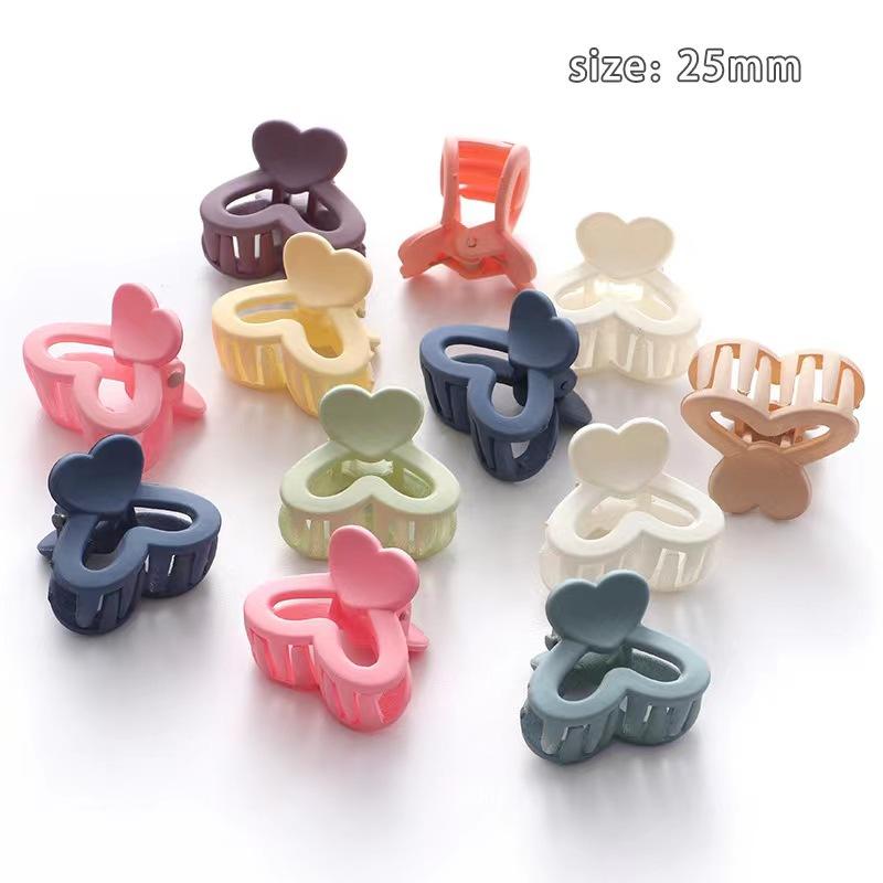 (Gift) Mini Small Claw Clip Ins High-End Matte Bangs Clip DIY Cute Women Hair Clip Shark Clip Hair Accessories
